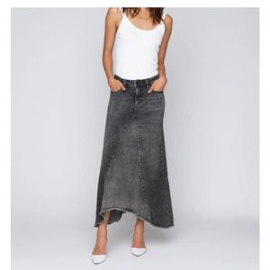 BNWT WASH LAB SELMA PIECED DENIM MAXI SKIRT